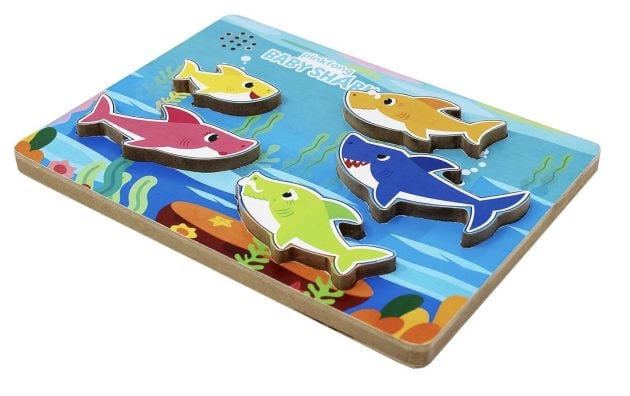 Pinkfong Baby Shark Musical Wood Sound Puzzle